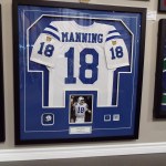 Manning jersey custom frame
